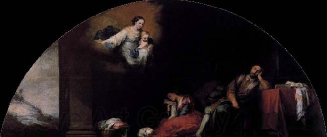 MURILLO, Bartolome Esteban Dream of Patrician John Germany oil painting art